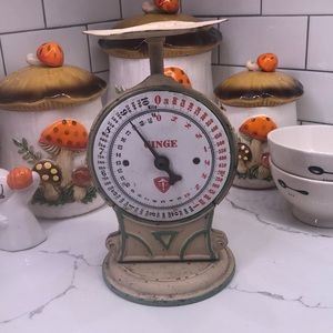 Vintage 1930's Danish Ginge Cast Iron with enamel plate